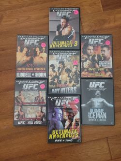 UFC Dvds Like New!