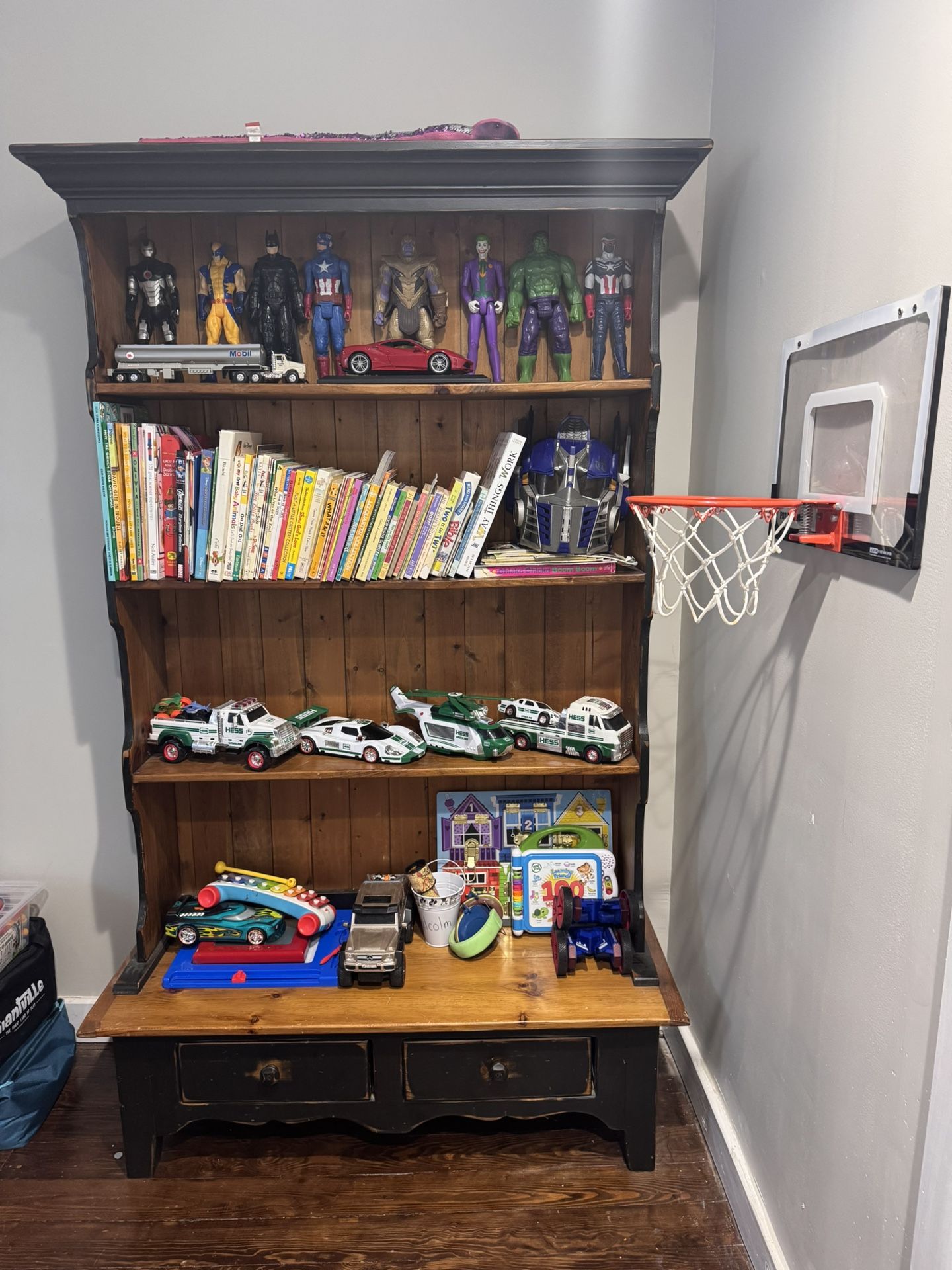 Wood Bookshelf $65
