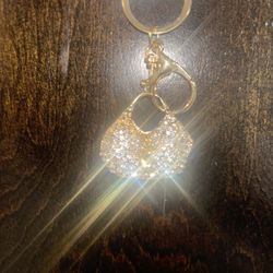 Bling Handbag Keychain 