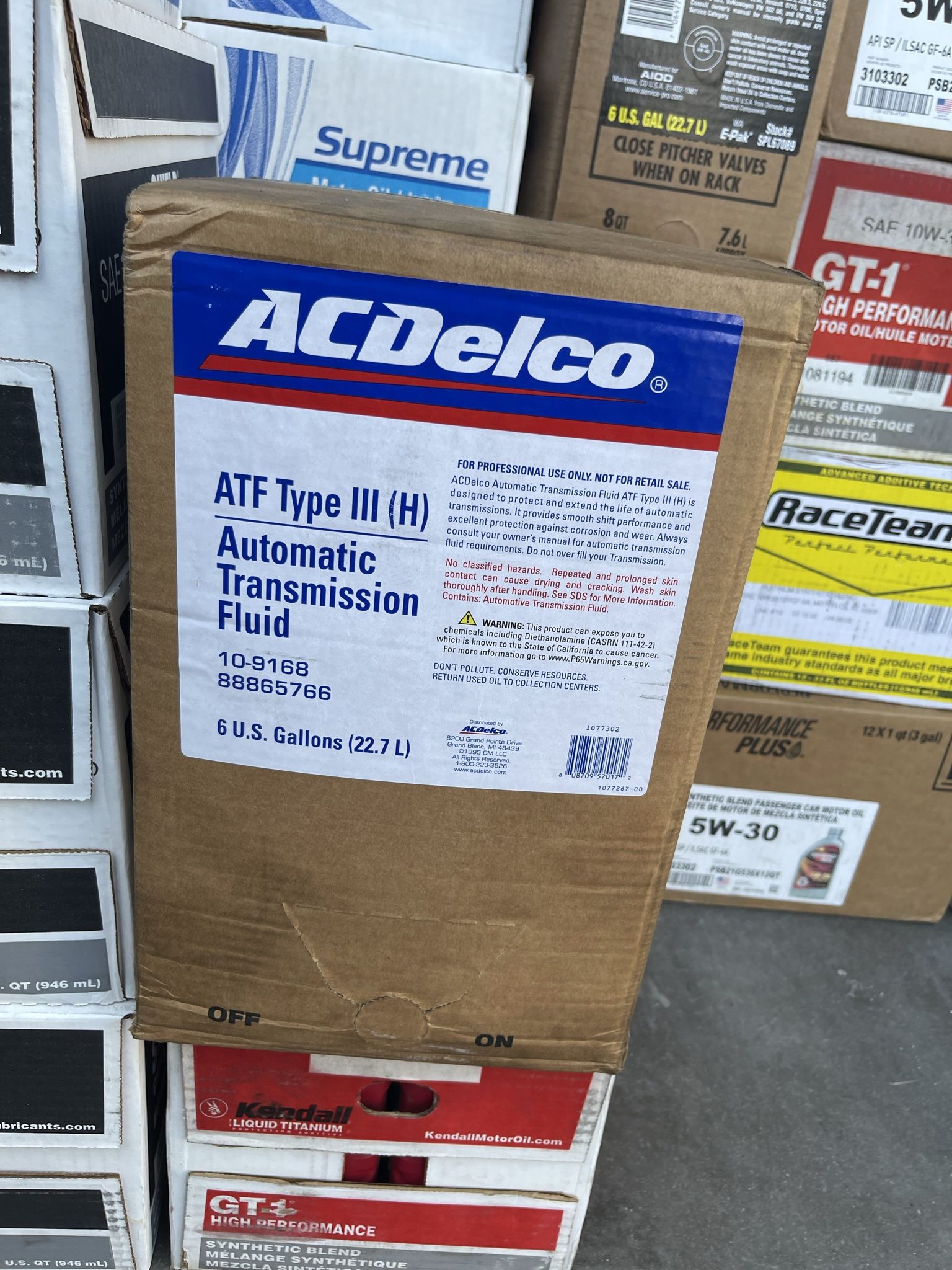 Acdelco Dexron 3 Transmission Fluid 24 Quarts 