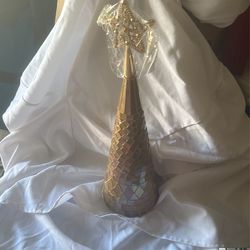 Princess House Beautiful Gold Christmas Tree