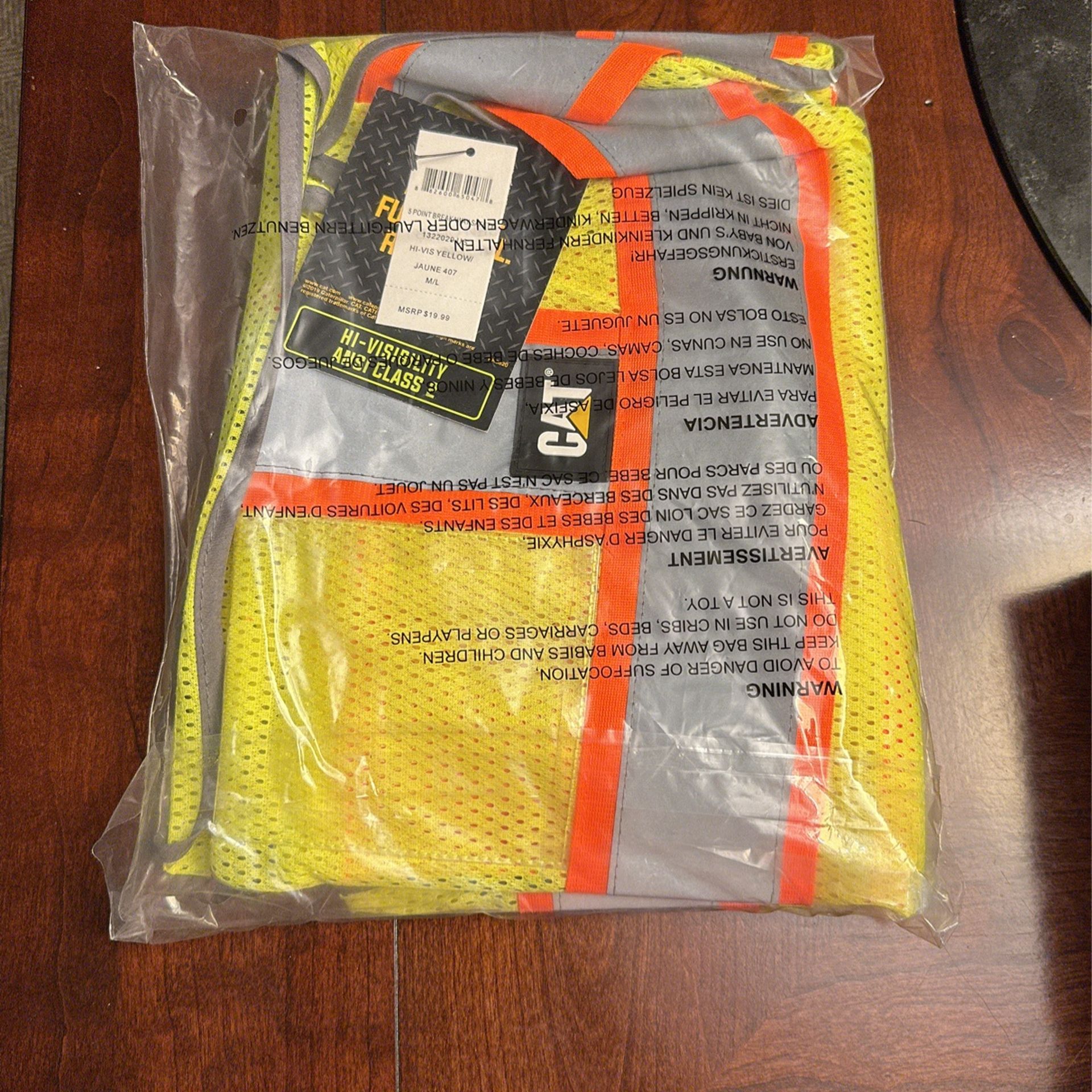 New CAT Hi-Vis 5 Point Vest