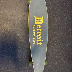 Detroit Surf Co. Pintail Longboard – Wood Deck Cruiser w/ Paris Trucks