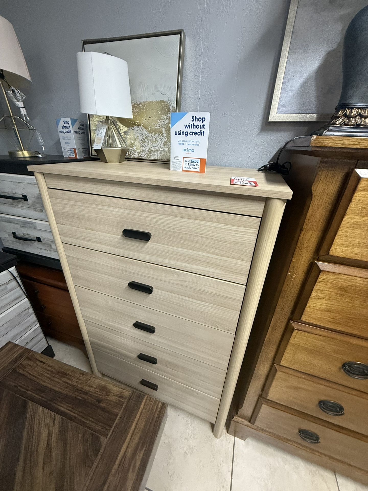 Brand New Beige Chest/ Dresser