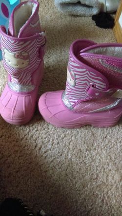 Hello Kitty boots size11/12