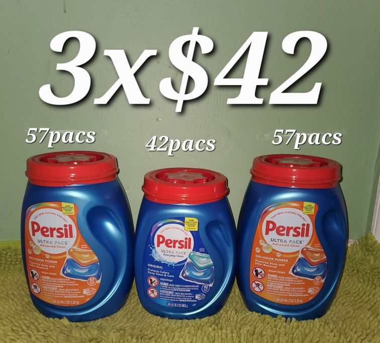3 Persil (2 Persil 57pacs/1 Persil 42pacs)