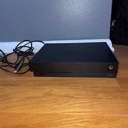 Xbox One X With Wired Remote 1 Game 