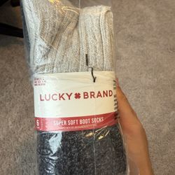 New Lucky  Brand Women’s Super Soft Boot Socks Size 5-10 - 60 Pairs 