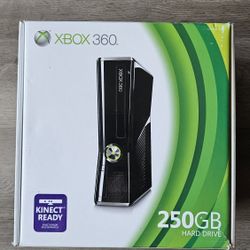 Used Xbox 360 Slim 250GB (Red Ring of Death) with Remotes and Games