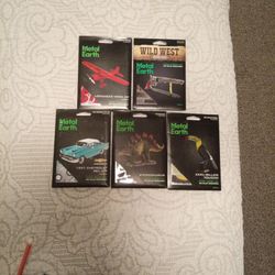 Metal Earth Lot Of 5  Great Price All Color 