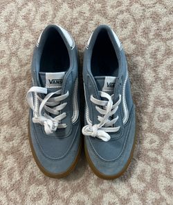 Vans Boys BLUE Sneakers Size 6 $20 **READ DESCRIPTION**