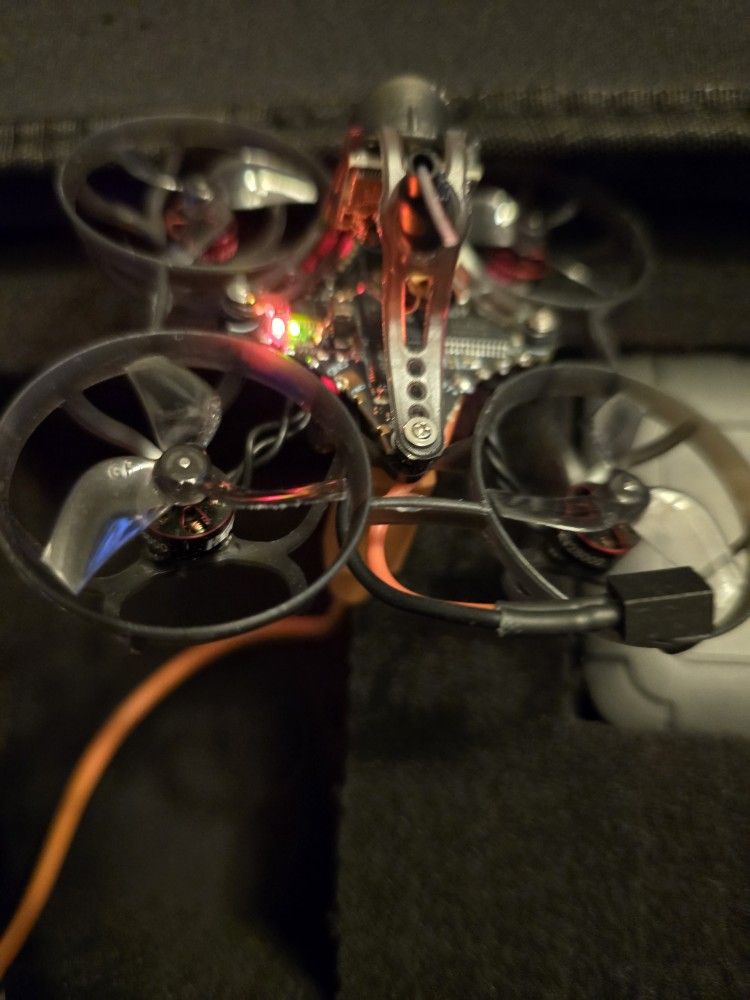 Happymodel Mobula6 2024 1S Brushless Drone with Camera 65mm Ultra Light Micro FPV Whoop with AIO Flight Controller ExpressLRS Receiver, Mobula6 ELRS B