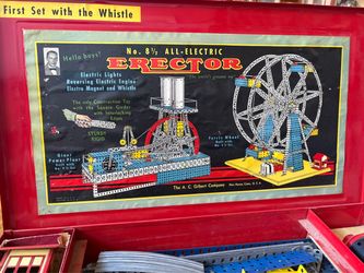 Vintage No. 8 1/2 Gilbert Erector Set