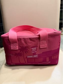 Trader Joe's Pink Mini Insulated Lunch Bag / Tote - Gently Used