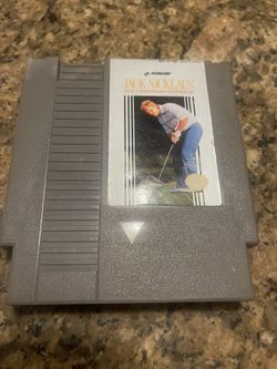 Jack Nicklaus Golf Konami Nintendo Entertainment System Video Game NES Tested