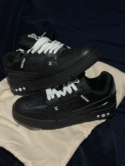 Louis Vuitton Black and White Sneakers