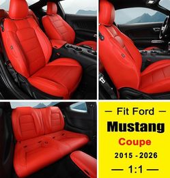Mustang red seat covers