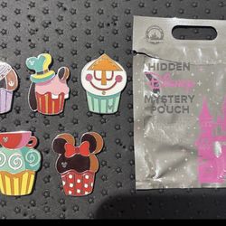 Disney Pins Wave B Cupcakes Set Of 5 