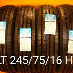 4 New Tires For Sale 245/75/16 LT 10ply We Service Motorcycle Tires