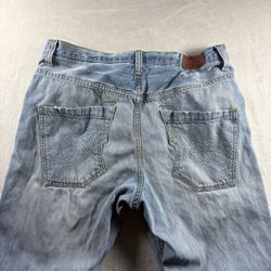 Vintage Rocawear Jeans Men’s 36x32 Blue Baggy Fit Embroidered Y2K Hip Hop#2068