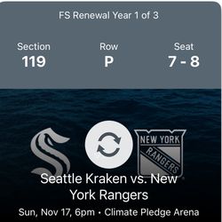 Kraken Vs Rangers