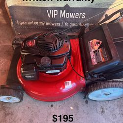 Refurbished Mower with written Warranty