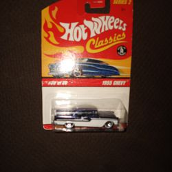 2006 Hot Wheels Classics Series 2 1955 Chevy Spectraflame Blue 30 of 30.