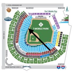 FRONT ROW- Fri 7/18- Houston Astros At Seattle Mariners