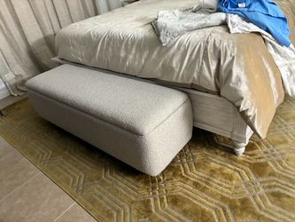 Storage Bench Whitish Cream