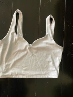 Express White Crop Bralette Top