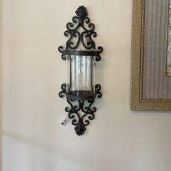 Candle Holder Wall Sconce/pair
