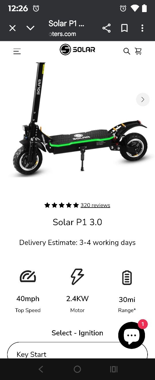 Like New Dual Motor Electric Scooter