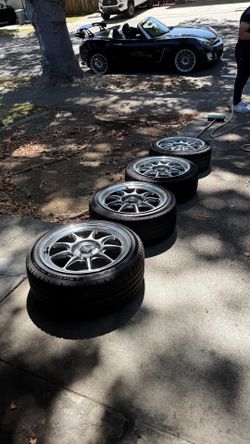 Konig 17in 4x100 Wheels and Tires