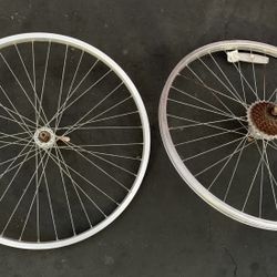 1986 Araya 26x1.50 Alloy Rims Fully Sealed Hubs Old School BMX Cruiser MTB