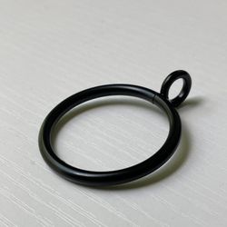 Black Steel(Metal) Rings for Curtains & DIY – 25 for $10 / 367 for $45