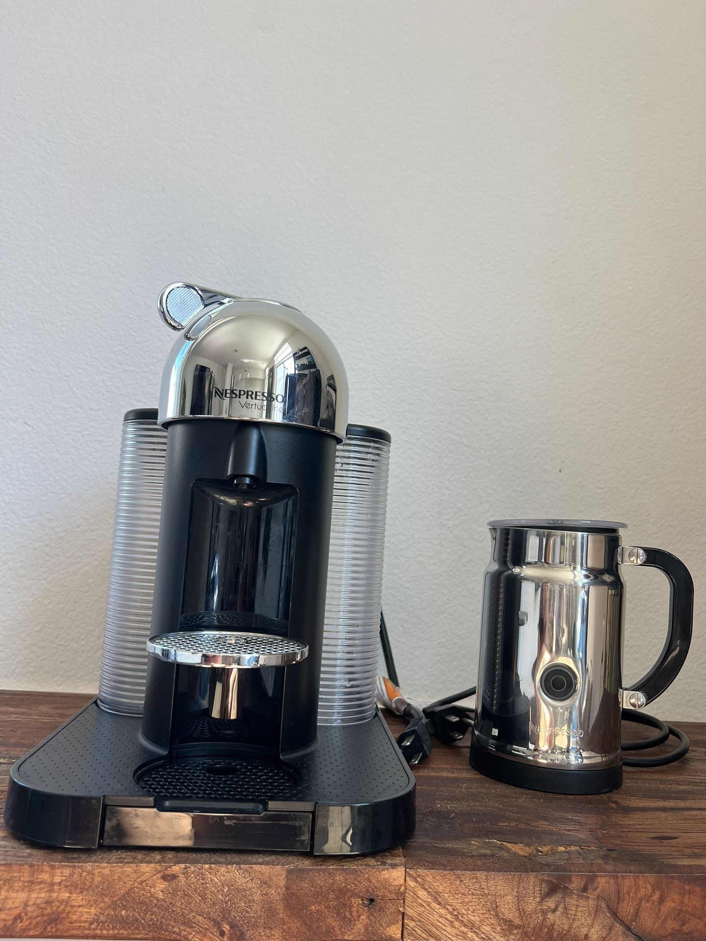 Nespresso ® by Breville ® Vertuo Chrome And Stainless Steel Frother