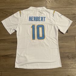Women’s LA Chargers Justin Herbert White Stitched Jersey, S To 2Xl