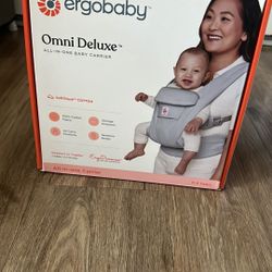 Ergobaby Omni Deluxe Cotton All-in-One Baby Carrier - Pearl Gray