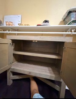 Hallway and storage cabinet