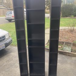 IKEA Billy Bookcase, 2 IKEA Venmo CD Towers, $59, Total, Delivery