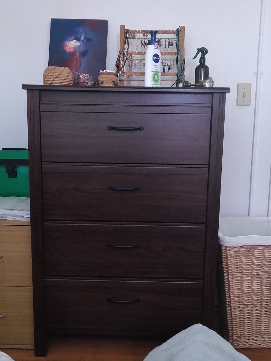 Ikea Brusali Chest Of Drawers Dark Brown