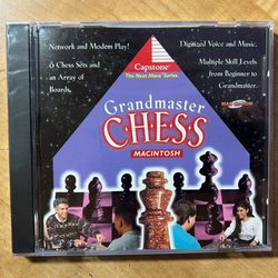 Grandmaster Championship Chess New PC CD-Rom Game 1995 Capstone