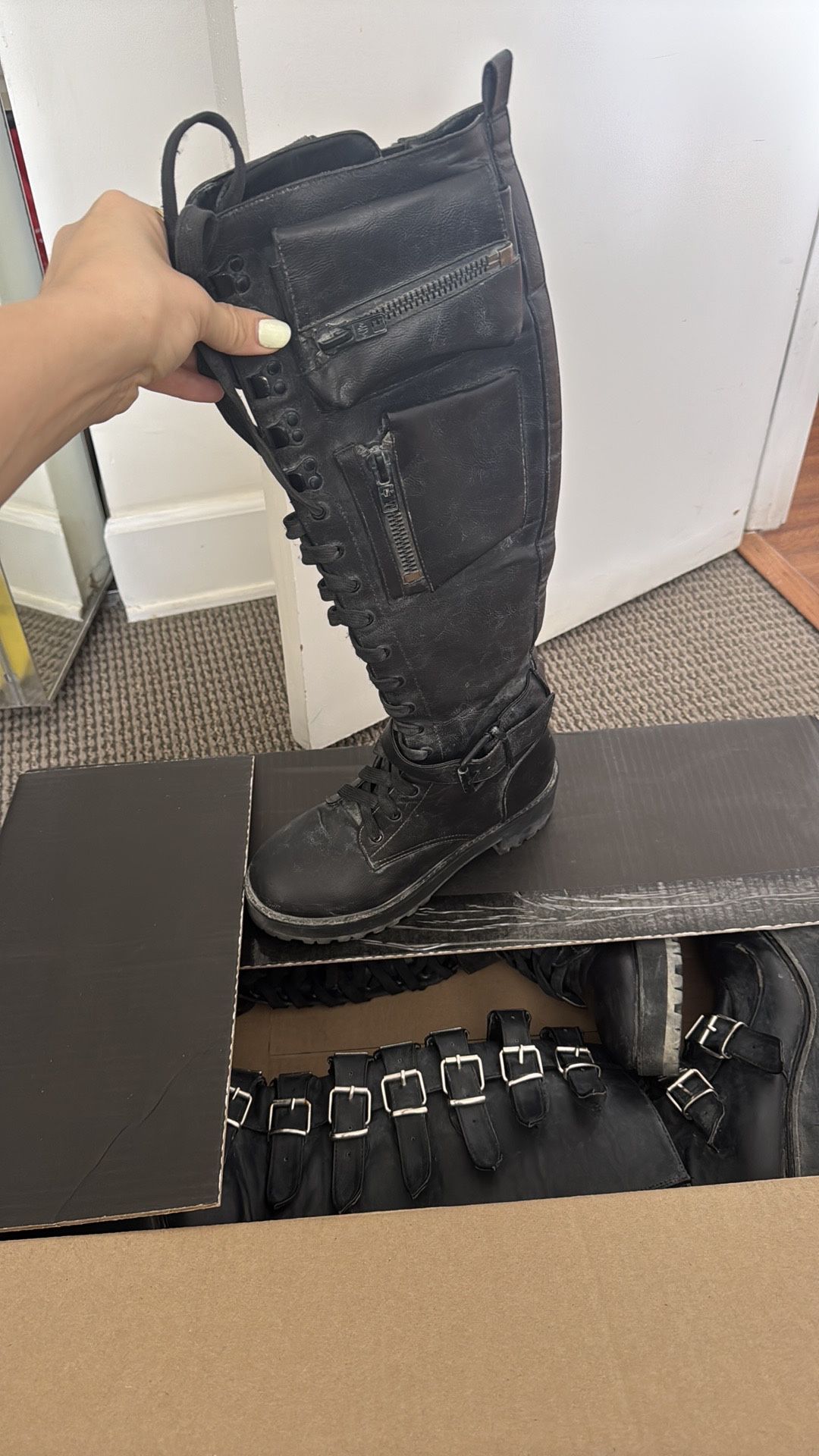 Burning Man Combat Boot