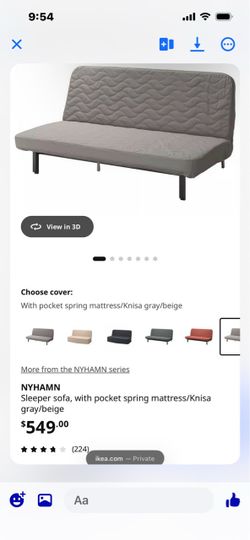 IKEA bed sofa