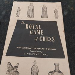 32 Piece Vintage Chess Pieces