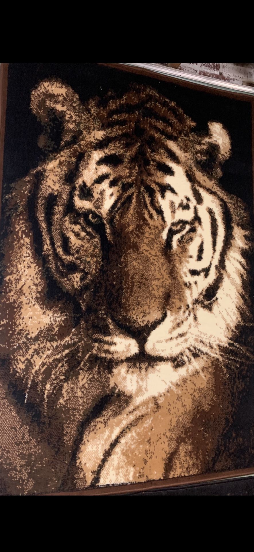 Tiger Area Rug New