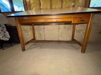 Vintage drafting table