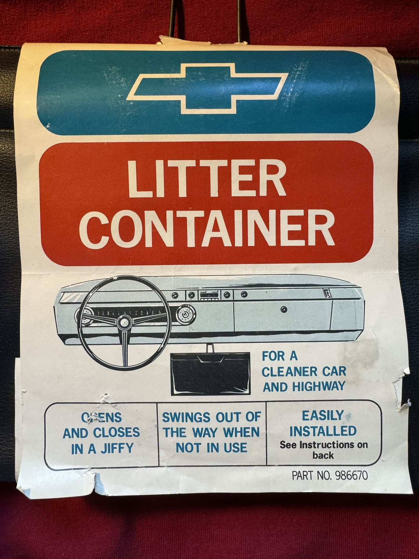 Chevrolet Litter Container 