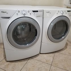 Whirlpool Duet Front Load Stackable Washer And Gas Dryer