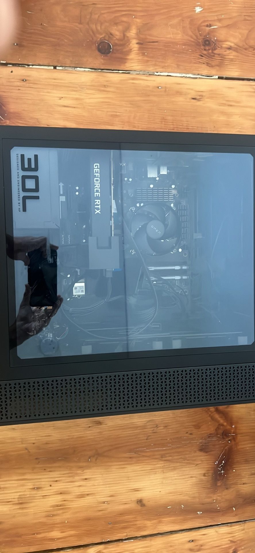 CAN PROVIDE VIDEOS Omen 30L Gaming PC AMD Ryzen 7-5800X 3.8Ghz 16GB 1TB SSD Win11 RTX 3060Ti